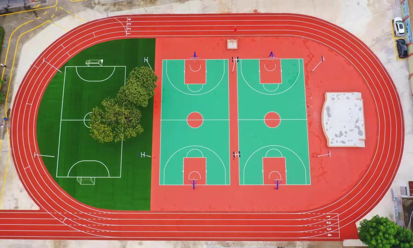 宁德市学校塑胶跑道篮球场 - 厂家